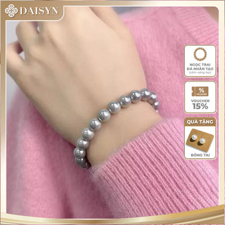 [N1158] Vòng Tay Ngọc Trai Đá Nhân Tạo Nhiều Màu, Sang Trọng Thanh Lịch Phù Hợp Cho Nữ - DAISYN