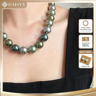 [ DAISYN ] N1003 vòng cổ ngọc trai xanh lá mix màu 8li đến 16li ôm cổ , dây chuyền ngọc trai nhân tạo , chuỗi hạt ngọc