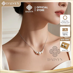 N934 Dây chuyền ngọc trai nhân tạo , vòng cổ ngọc trai thuỷ tinh sang trọng cho nữ