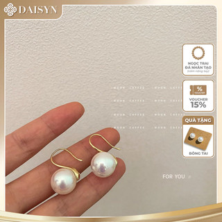 [ DAISYN ] N738 Bông tai nữ ngọc trai nhân tạo chuôi hình móc câu phụ kiện trang sức nhỏ xinh xắn