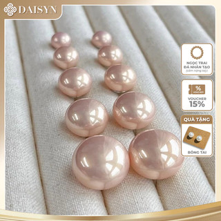 [ DAISYN ] N1043 Bông tai nữ hạt ngọc thời trang hồng xinh xắn cho nữ