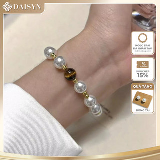 [N1146] Vòng Tay, Lắc Tay Ngọc Trai Nhân Tạo Thời Thượng, Trẻ Trung Thanh Lịch Cho Nữ - DAISYN