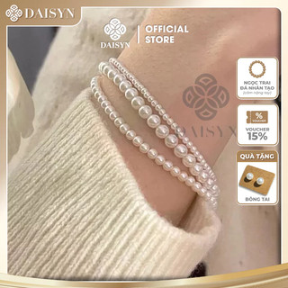 [ DAISYN ] N701 bộ 3 Vòng tay hạt Ngọc nhân tạo hạt trai sang trọng cho nữ