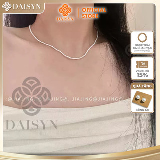 [ DAISYN ] N568 dây chuyền sợi hạt ngọc hạt trai nhỏ 3mm xinh xắn cho nữ