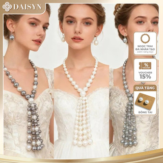 [N1144] Vòng Cổ, Dây Chuyền Hạt Ngọc Trai Nhân Tạo Thời Thượng, Trẻ Trung Thanh Lịch Cho Nữ - DAISYN