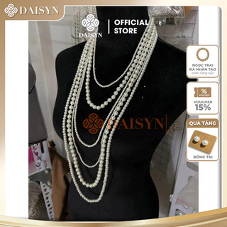 [ DAISYN ] N442 choker ,dây chuyền mang áo dài , vòng cổ mang áo dài, dây chuyền hạt Ngọc hạt trai 6 sợi xinh xắn cho nữ