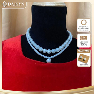 [ DAISYN ] N973 Vòng cổ ngọc nhân tạo dây đôi sang trọng cho nữ