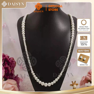 [ DAISYN ] N616 dây chuyền áo dài , dây chuyền áo tấc, dây chuyền váy cưới ngọc trai nhân tạo ngắn sang trọng