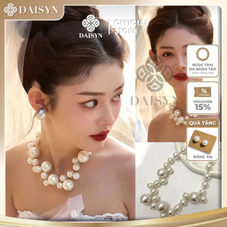 [ DAISYN ] N510 choker, dây chuyền mang áo dài, vòng cổ mang áo dài dây chuyền hạt Ngọc hạt trai lớn cá tính cho nữ