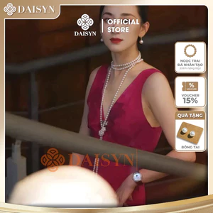 N844 dây chuyền hạt ngọc trai nhân tạo 1 sợi 8li, chuỗi hạt ngọc trai nhân tạo sang trọng