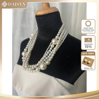 [ DAISYN ] N583 dây chuyền vòng cổ hạt Ngọc hạt trai sang trọng cho nữ