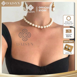 [ DAISYN ] N780  dây chuyền hạt ngọc trai nhân tạo 12li vòng cổ cưới sang trọng cho nữ