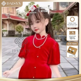 [ DAISYN ] N687 dây chuyền 2 sợi ngọc trai nhân tạo  dây chuyền cho trẻ em