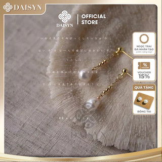 [ DAISYN ] N568 Bông tai hạt Ngọc hạt trai nước ngọt sang trọng cho nữ