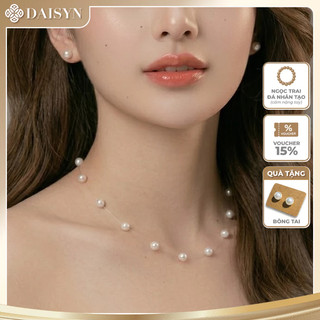 [ DAISYN ] N921 choker Dây chuyền ngọc trai nhân tạo xinh xắn ,  chuỗi hạt ngọc trai thuỷ tinh phong cách vintage cho nữ