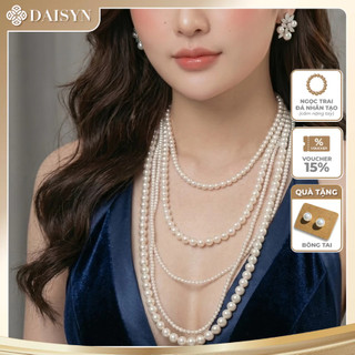 [ DAISYN ] N566 dây chuyền 5 sợi hạt ngọc hạt trai xinh xắn cho nữ