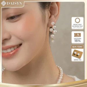 N707 Bông Tai Bạc 925 Đính Ngọc Trai nhân tạo Phong Cách Hàn Quốc Sang Trọng Thời Trang