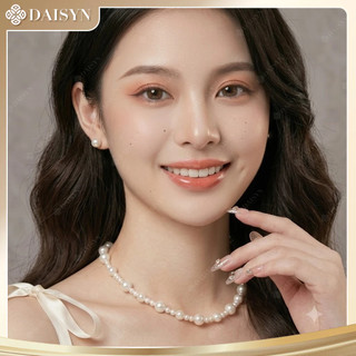 [ DAISYN ] N905 choker Dây chuyền ngọc trai nhân tạo xinh xắn,  chuỗi hạt ngọc trai thuỷ tinh phong cách vintage cho nữ