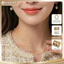N938 Dây chuyền ngọc trai nhân tạo dây mạ vàng 18k, vòng cổ ngọc trai thuỷ tinh sang trọng cho nữ