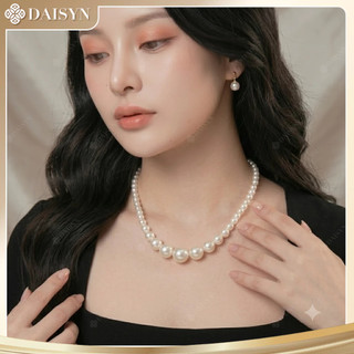 [ DAISYN ] N791 dây chuyền hạt ngọc trai nhân tạo mang áo dài,  chuỗi hạt ngọc trai nhân tạo sang trọng cho nữ