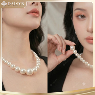 [ DAISYN ] N791 dây chuyền hạt ngọc trai nhân tạo mang áo dài,  chuỗi hạt ngọc trai nhân tạo sang trọng cho nữ