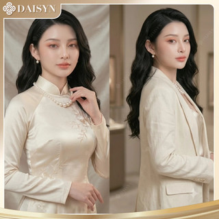 [ DAISYN ] N791 dây chuyền hạt ngọc trai nhân tạo mang áo dài,  chuỗi hạt ngọc trai nhân tạo sang trọng cho nữ
