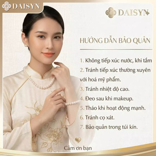 [ DAISYN ] N707 Bông Tai Bạc 925 Đính Ngọc Trai nhân tạo Phong Cách Hàn Quốc Sang Trọng Thời Trang