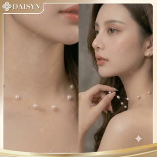 [ DAISYN ] N921 choker Dây chuyền ngọc trai nhân tạo xinh xắn ,  chuỗi hạt ngọc trai thuỷ tinh phong cách vintage cho nữ