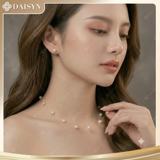 [ DAISYN ] N921 choker Dây chuyền ngọc trai nhân tạo xinh xắn ,  chuỗi hạt ngọc trai thuỷ tinh phong cách vintage cho nữ