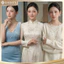 N887 Dây chuyền ngọc trai nhân tạo , chuỗi hạt ngọc trai mang áo dài