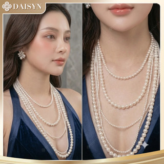 [ DAISYN ] N566 dây chuyền 5 sợi hạt ngọc hạt trai xinh xắn cho nữ