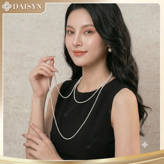 [ DAISYN ] N426 dây chuyền mang áo dài 150cm vòng cổ 2 dây hạt Ngọc 3mm phong cách vintage cho nữ