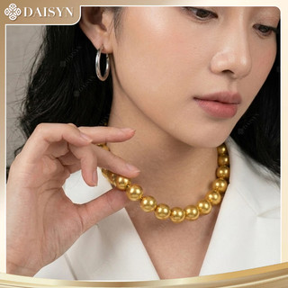 [N1176] Vòng Cổ, Dây Chuyền Ngọc Nhân Tạo Vàng 10li Sang Trọng Cho Nữ Phù Hợp Đi Sự Kiện - DAISYN.