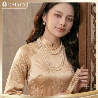 [ DAISYN ] N940 Dây chuyền ngọc trai nhân tạo khoá OT 120cm ,  vòng cổ ngọc trai thuỷ tinh sang trọng cho nữ