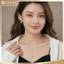 N920 choker Dây chuyền ngọc trai nhân tạo xinh xắn , chuỗi hạt ngọc trai thuỷ tinh phong cách vintage cho nữ