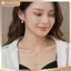 N920 choker Dây chuyền ngọc trai nhân tạo xinh xắn , chuỗi hạt ngọc trai thuỷ tinh phong cách vintage cho nữ