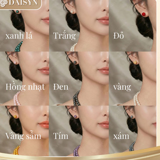 [ DAISYN ] N478 (1 đôi) Bông tai Ngọc không ngứa không gây kích ứng da bông tai sang trọng cho nữ