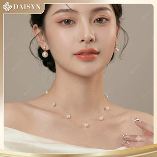 [ DAISYN ] N918 choker Dây chuyền ngọc trai nhân tạo xinh xắn ,  chuỗi hạt ngọc trai thuỷ tinh phong cách vintage cho nữ