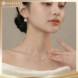 [ DAISYN ] N918 choker Dây chuyền ngọc trai nhân tạo xinh xắn ,  chuỗi hạt ngọc trai thuỷ tinh phong cách vintage cho nữ