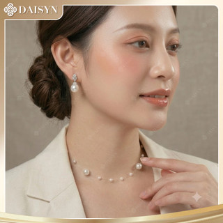 [ DAISYN ] N919 choker Dây chuyền ngọc trai nhân tạo xinh xắn ,  chuỗi hạt ngọc trai thuỷ tinh phong cách