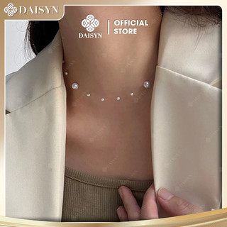 [ DAISYN ] N919 choker Dây chuyền ngọc trai nhân tạo xinh xắn ,  chuỗi hạt ngọc trai thuỷ tinh phong cách