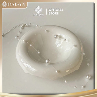 [ DAISYN ] N919 choker Dây chuyền ngọc trai nhân tạo xinh xắn ,  chuỗi hạt ngọc trai thuỷ tinh phong cách