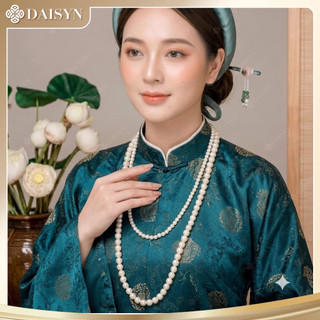 [ DAISYN ] N826 dây chuyền hạt ngọc trai nhân tạo áo dài 2 sợi , chuỗi hạt ngọc trai nhân tạo áo ngũ thân sang trọng