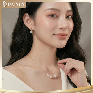 [ DAISYN ] N939 Dây chuyền ngọc trai nhân tạo dây mạ vàng 18k  ,  vòng cổ ngọc trai thuỷ tinh sang trọng cho nữ