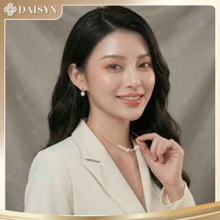 [ DAISYN ] N939 Dây chuyền ngọc trai nhân tạo dây mạ vàng 18k  ,  vòng cổ ngọc trai thuỷ tinh sang trọng cho nữ