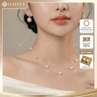 [ DAISYN ] N918 choker Dây chuyền ngọc trai nhân tạo xinh xắn ,  chuỗi hạt ngọc trai thuỷ tinh phong cách vintage cho nữ