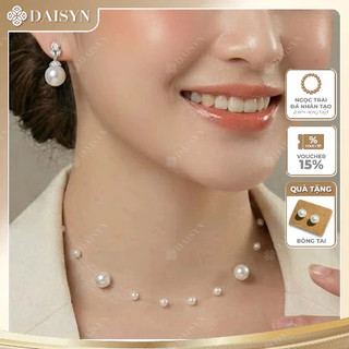 [ DAISYN ] N919 choker Dây chuyền ngọc trai nhân tạo xinh xắn ,  chuỗi hạt ngọc trai thuỷ tinh phong cách