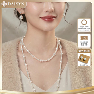 [ DAISYN ] N858 dây chuyền mang áo dài , vòng cổ , dây chuyền hạt Ngọc hạt trai 5mm và 10mm dài  cho nữ