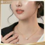 Dây Chuyền Ngọc Trai Nhân Tạo Dây Mạ Vàng 18k, Vòng Cổ Ngọc Trai Sang Trọng Cho Nữ - DAISYN
