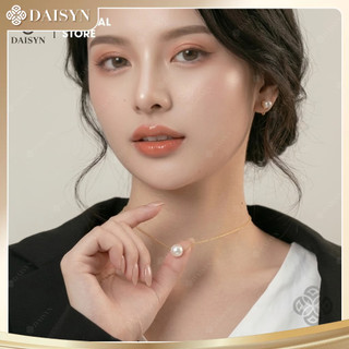 [N933] Dây Chuyền Ngọc Trai Nhân Tạo Dây Mạ Vàng 18k, Vòng Cổ Ngọc Trai Sang Trọng Cho Nữ - DAISYN
